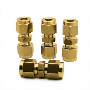 Raccord rapide en laiton 10 mm pour tube rigide, raccords de plomberie NPT, raccords de tuyau forgés - Product Image 1