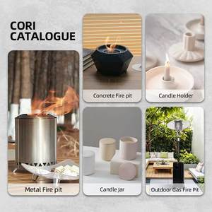 Pozo de fuego de acero inoxidable para exteriores moderno con estufa de mesa Diseño sin humo para decoración de jardín - Product Image 6