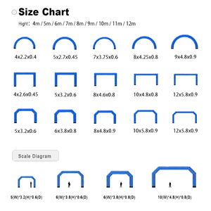 Arche gonflable personnalisée Arche de football gonflable Arche gonflable de course - Product Image 3