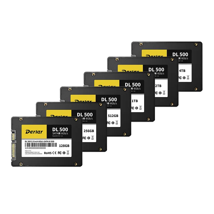 Alta calidad GB 64GB 128GB 256GB 512GB 1TB 2TB 4TB interno de disco de estado sólido de 512GB Hard Drive SATA 3 2,5 pulgadas portátil PC de escritorio SSD