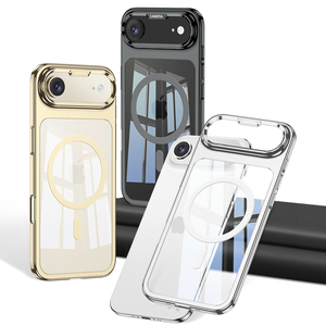 Funda Protectora Magnética Ultra Delgada con Carga Inalámbrica y Protector de Lente de Cámara para 17/17 Air Pro, en Color Naranja Electrochapado - Product Image 1