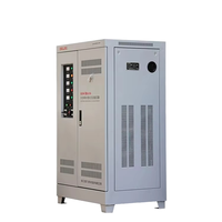 Stabilisateur de tension triphasé série SBW DBW 50 kVA, type armoire AC robuste, prix d'usine en gros, usage industriel