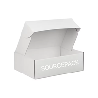 Boîte postale d'expédition carbonatée à emporter personnalisée boîte d'emballage de parfum cadeau d'emballage de courrier pliable doublure en éponge recyclable