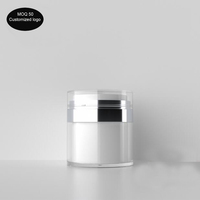 15g 30g/1oz 50g/2oz 100g pot de crème pour le visage sous vide bouche de canard rond droit paquet cosmétique
