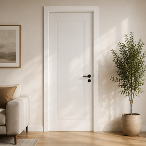 <span class=keywords><strong>Porte</strong></span> en PVC laminé sous vide avec motifs gravés personnalisés, étanche, anti-déformation, base stable pour hôtel, appartement, ISO - Product Image 1