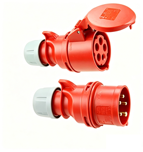 Conector Industrial PCE Original, Nuevo, Importado de <span class=keywords><strong>Austria</strong></span>, <span class=keywords><strong>Enchufe</strong></span> y Tomacorriente 380V-32A-5 Pines-IP44-Typ225 - Product Image 4