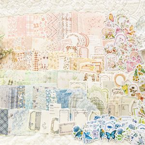 Empaquetado 100 Uds Flor <span class=keywords><strong>de</strong></span> acuarela papel decorativo mensaje notas luz Retro manual hojas sueltas serie <span class=keywords><strong>de</strong></span> oficina <span class=keywords><strong>de</strong></span> correos - Product Image 4