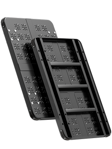 उच्च भार क्षमता 800 किलोग्राम फोल्डेबल औद्योगिक स्टील ट्रॉली गोदाम भंडारण हैंड कार्ट ट्रॉली - Product Image 5