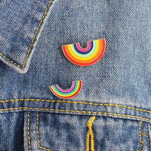 Mode Regenboog Email Pin Cartoon Schattige Mix Badges Reversspelden Cadeaus Voor Vrienden - Product Image 5