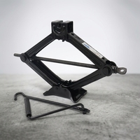 Cric ciseaux portable 2 tonnes, mini-élévateur rapide pour voiture, outils de réparation de carrosserie automobile