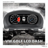 Tableau de bord numérique 10,25'' pour Volkswagen Golf 6 MK6 2009 - 2014, écran LCD, compteur de vitesse, jauge virtuelle