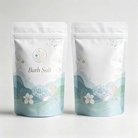 Pochette à fond plat personnalisée refermable avec fermeture éclair, barrière anti-humidité et anti-poussière pour l'emballage d'aliments secs pour chiens, pour une conservation longue durée