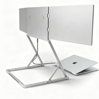 Écran ultra-fin 16'' FHD 2.5K IPS / Écran PC USB-C Plug-and-Play, moniteur de jeu pliable pour ordinateur portable, moniteur triple écran