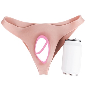 FAAK Bragas de silicona para hombre, masturbador con vagina insertable realista, bragas ocultadoras de gaff, ropa interior para travestismo masculino - Product Image 5