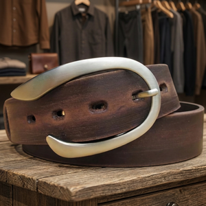 Premium Quality <b>Men</b> Royal Style Vintage Waterproof Durable Eco-Friendly Buffalo Leather Steel <b>Belt</b> Hand Carved Design Stylish - Product Image 1