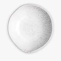 Bol à salade en céramique émaillée à réaction de conception simple bol de service en grès bol organique moyen pour restaurant
