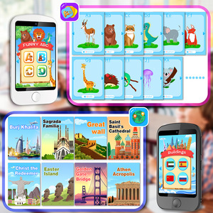 Cámara Infantil con Forma de Teléfono con Grabación de Video y 19 Juegos, Juguete Creativo, Linda Cámara para Niños - Product Image 6