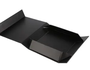 מותאם אישית שחור מתנת קרטון אריזת תיבת נייר קופסות סיטונאי עבור מתנות עסקים שיתוף פעולה