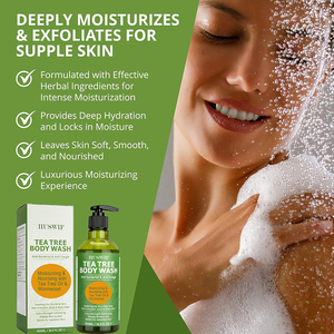 OEM Natural Herbal Hombres y Mujeres Árbol de Té Antihongos Gel de Ducha <span class=keywords><strong>PARA</strong></span> EL <span class=keywords><strong>Tratamiento</strong></span> del Acné de Espalda - Product Image 4