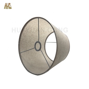 Oem hiện đại & cổ điển vải bố đèn chùm bảng đèn Shades công nghiệp trang trại & thiết kế truyền thống cho ánh sáng bao gồm - Product Image 3