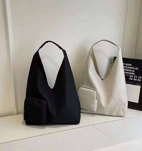 <b>Large</b> capacity leisure single shoulder commuting shopping solid color open style women's handbag custom logo shopping <b>bag</b> - Product Image 3