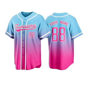 Maglia da Softball per adulti in maglia di poliestere con Design personalizzato maglia maglia da Baseball per bambini - Product Image 1
