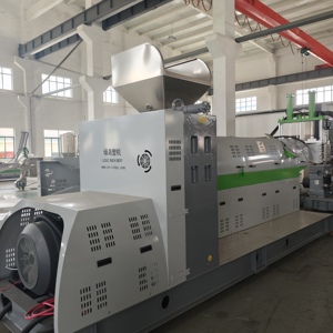 Machine d'extrusion et de granulation de films plastiques PE/PP à une ou deux étapes pour le recyclage des déchets, machine de fabrication de granulés plastiques - Product Image 1