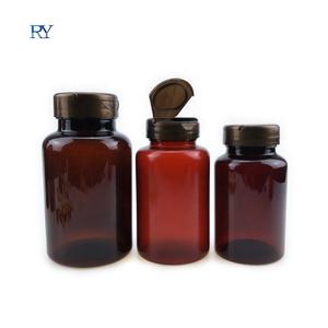 Botella de plastico 100ml/Pastillero frasco de medicina botella de tableta botella de vitaminas/envase de plastico para cápsulas - Product Image 1