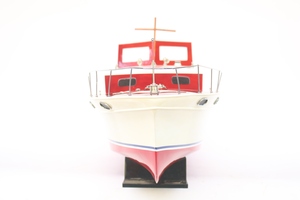Modèle de yacht de croisière en bois peint à la main de qualité supérieure GIA NHIEN CHRIS CRAFT COMMANDER 1954, décoration nautique pour la maison ou le bureau - Product Image 2