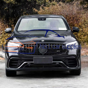 Kit carrosserie pour <span class=keywords><strong>Mercedes</strong></span> Benz GLC Coupé X253 Facelift <span class=keywords><strong>63</strong></span> <span class=keywords><strong>AMG</strong></span> Upgrade New Bodykit avant pare-chocs passage de roue grille phare - Product Image 2