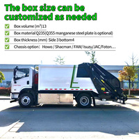 Camion compacteur de déchets électrique pur SHACMAN 13CBM, camion à ordures compactées à énergie nouvelle pour la collecte des déchets municipaux