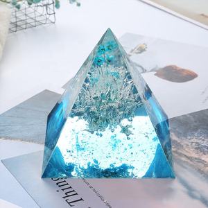 큰 피라미드 금형 수지 실리콘 금형 DIY Orgonite 피라미드 - Product Image 5