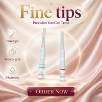 Stylo d'implantation capillaire professionnel en acier inoxydable, implanteur manuel Choi FUE DHI pour sourcils et barbe
