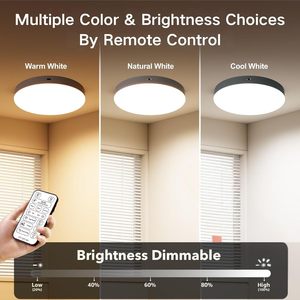 Motion Sensor LED Ceiling Light Rechargeable Radar Sensor <b>Wireless</b> Light for Home <b>Lighting</b> - Product Image 3