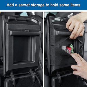 Couvre-accoudoir Tesla Model 3 Y en cuir PU, accessoire d'intérieur de voiture de luxe, 13,6x9,3x2,4 pouces - Product Image 5