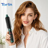 Cepillo Eléctrico para Rizar el Cabello Torlin con Calor Ajustable (120-230°C), Pantalla LCD y Calentador PTC - Herramienta de Calidad Profesional