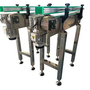 Zwaarbelastbaar vlakke-kettingtransportband automatisch transportsysteem voor de fles- en drankenindustrie, productielijn met lamellenkettingtransportband - Product Image 5