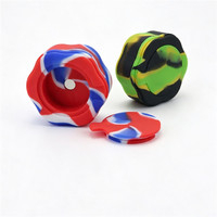 Moulin à herbes et épices à sec en silicone personnalisé à 2 couches, accessoire pour fumeurs