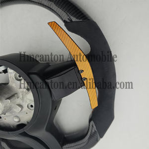 Derniers produits : Volant de voiture en fibre de carbone et cuir avec LED pour BMW Série 3, Série 5, F10, F20, F30, F90, F01, F02 - Product Image 6