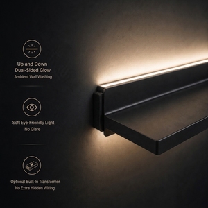 <span class=keywords><strong>Étagère</strong></span> Flottante LED Moderne de Luxe en <span class=keywords><strong>Aluminium</strong></span> OEM/ODM, 36 Couleurs, Lumière Ambiante Personnalisée, Rangement Mural pour Hôtel, Salle de Bain, Bureau - Product Image 3