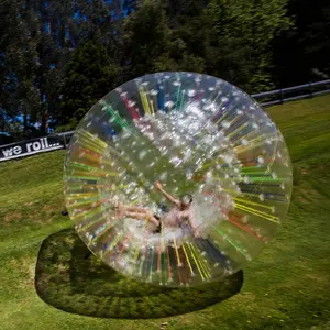 Kinder zorb outdoor spannende sicher und aufblasbare spaß zorb fahrt ball