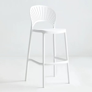 Скандинавский барный стул из полипропилена, складной, для вечеринок и домашней мебели - Product Image 4