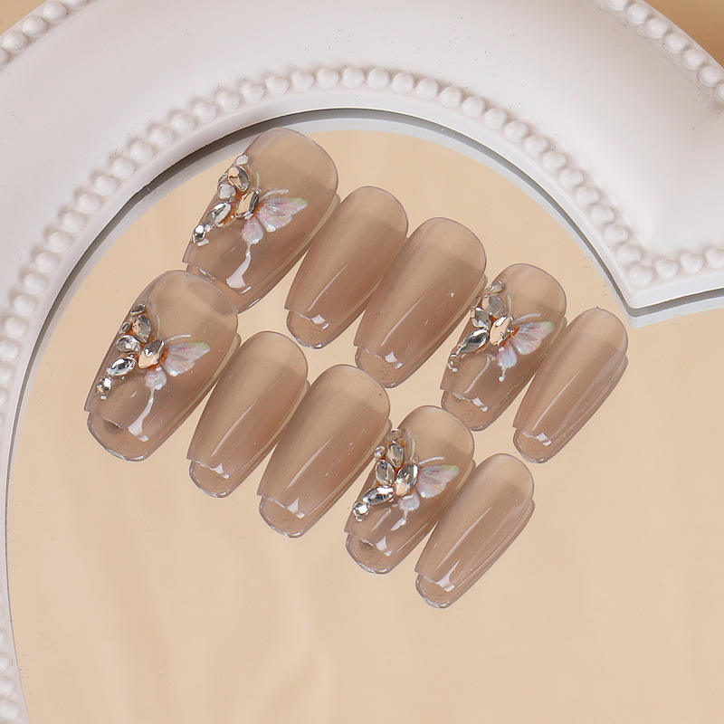 เล็บทำมือ1388กล่องขนาด10ชิ้น