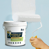 Peinture émulsion murale intérieure anti-moisissure écologique à base d'eau, revêtement liquide pour appareils électroménagers et décoration intérieure, application au pinceau
