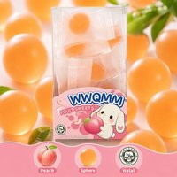 WWQMM Duurzame, vochtbestendige fruit snoepjes, individueel verpakt, blok snoepjes, 100g doos, ideaal voor snacks, bulk gummy snoepjes
