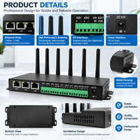 Passerelle intelligente LoRaWAN, passerelle de communication industrielle IoT avec prise en charge RS485 MQTT pour les applications de réseaux de capteurs