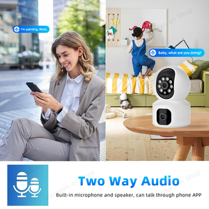 4MP màu đêm tầm nhìn hopeway 2.4G 5G <span class=keywords><strong>Wifi</strong></span> ống kính kép PTZ máy ảnh không dây nhà thông minh trong nhà <span class=keywords><strong>wifi</strong></span> an ninh CCTV <span class=keywords><strong>Camera</strong></span> - Product Image 4