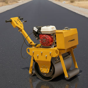 Penjualan Panas FURD Mesin Honda Impor, Kompaktor Getar Statis, Roller Mini Satu <span class=keywords><strong>Drum</strong></span>, Kompaktor Jalan Mini Pabrik - Product Image 1