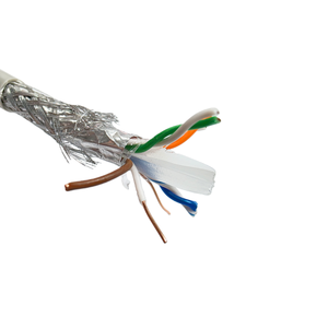 Cable CCA BC <span class=keywords><strong>Cat6</strong></span> de 305m con Blindaje Doble de Aluminio y Cobre, 24 AWG, 2PR, 4PR, <span class=keywords><strong>SF</strong></span>/<span class=keywords><strong>UTP</strong></span>, S/FTP, SSTP, SFTP, 100m, PVC - Product Image 2