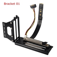 Support Vertical pour carte graphique PCIe x16 et M.2 NVMe m-key to PCI-E 3.0 16x Riser Adapter Extension Cable 10 ~ 100CM